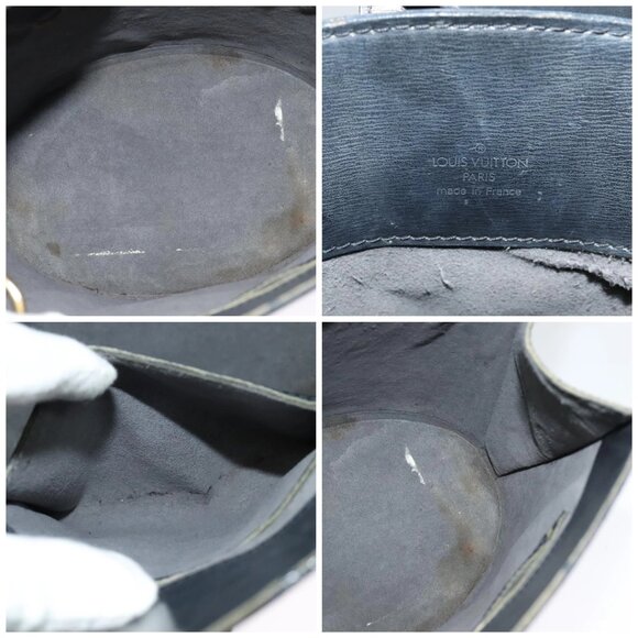 LOUIS VUITTON Epi Cluny Shoulder Bag Black M52252 LV Auth 128080 - Picture 15 of 16